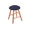 Holland Bar Stool Co Oak Vanity Stool, Natural Finish, Graph Tidal Seat RC18OSNat014 - alternate 1